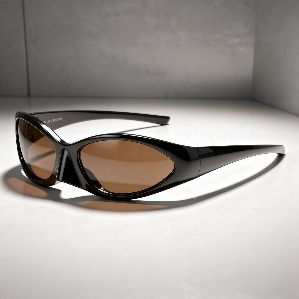 Mono Small Frame sunglasses in Jet, front view